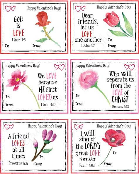  kids valentines card bible verse valentine cards printable etsy