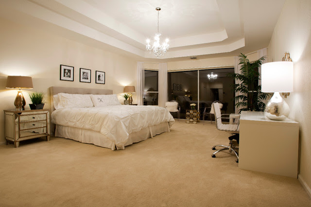 Inspired by the Glamour of Old Hollywood - modern - bedroom ...