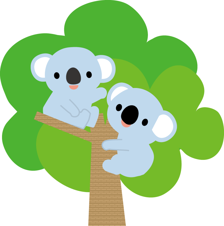 コアラのイラスト 無料イラスト フリー素材