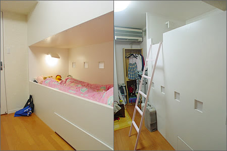 子供部屋の間仕切りに二段ベッドを活用 洋室 子供部屋のリフォーム事例 神戸市垂水区 リフォームo Uccino