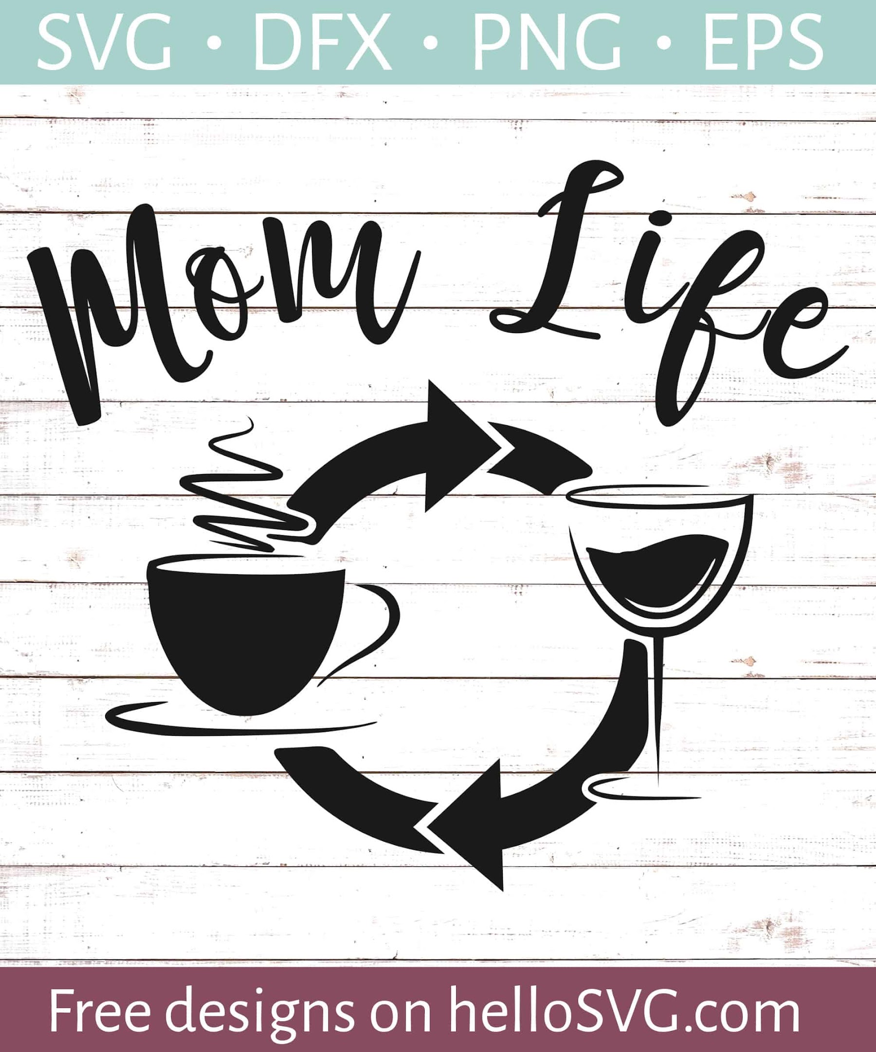 Download Free 138 Coffee Mom Svg SVG PNG EPS DXF File for Cricut, Silhouette and Other Machine