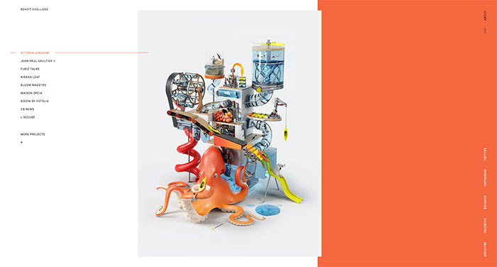 benoitchalland.com_ Artist Websites: Their Online Portfolios and How to Design Them