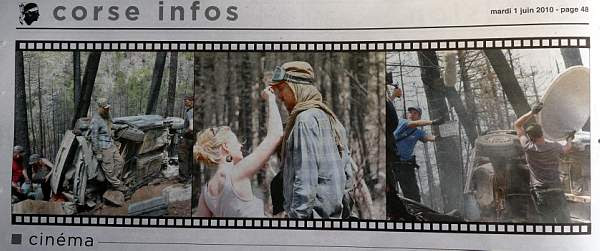 Tournage film forêt Saint Eustache 2010