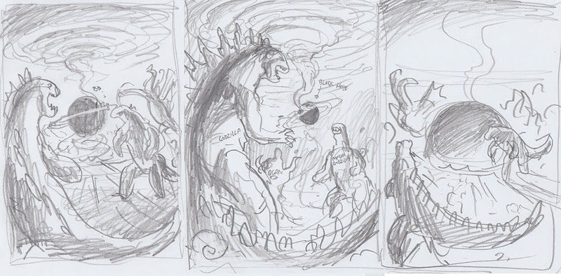 godzilla-cover-roughs
