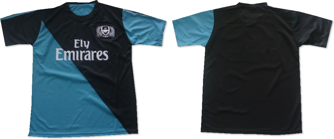 アーセナルレプリカサッカーユニフォーム作成 チームオーダーが激安 背番号3桁 ネーム取り付け サンテイク Sample917