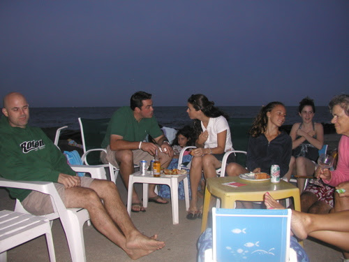 Outside the cabana