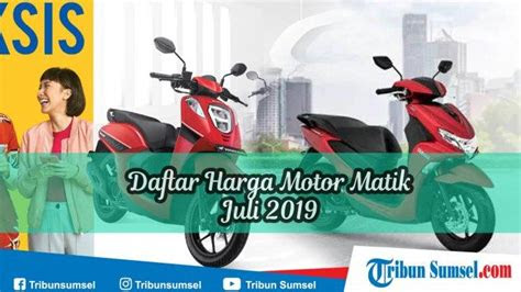 daftar harga motor matik honda yamaha suzuki terbaru