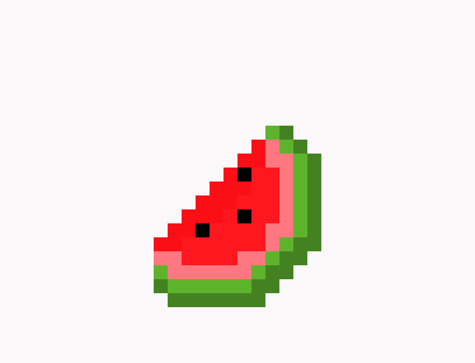 Minecraft Watermelon Pixel Art Maker