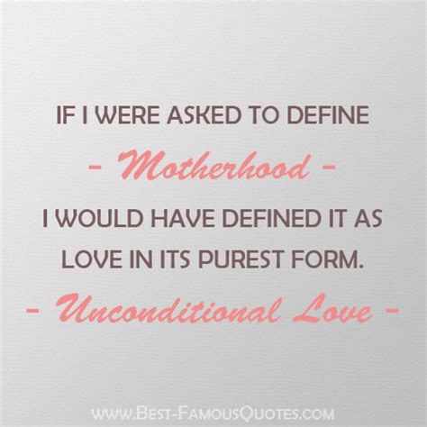 beautiful mothers unconditional love quotes