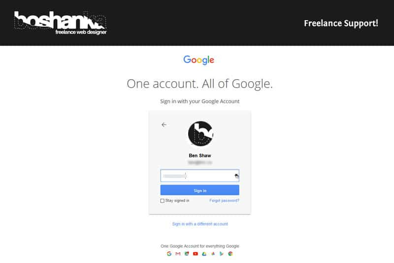 Enter your Google Apps Administrator Username and Password