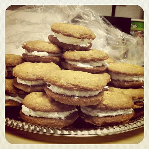 Homemade oatmeal cream pies