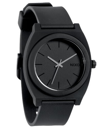 Nixon Men's A119-524 Plastic Analog Black Dial Watch