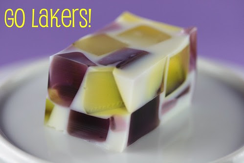 Food LIbrarian - Lakers Jello - Broken Glass Jello