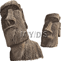 モアイ像のイラスト 条件付フリー素材集