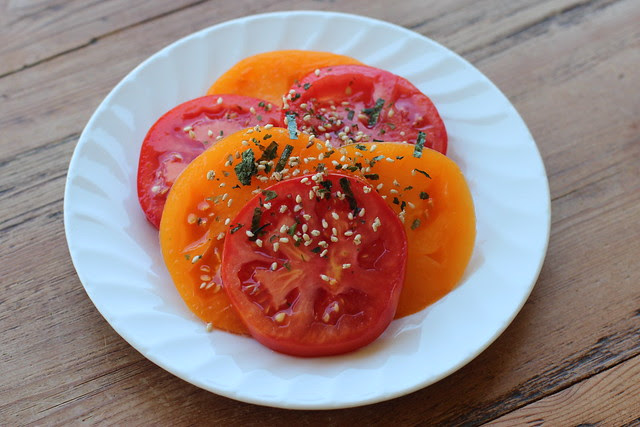 Tomatoes with Furikake