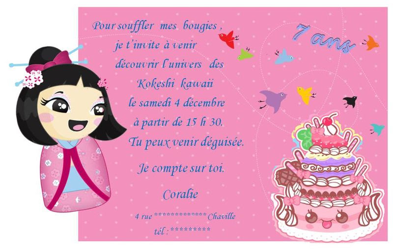 Invitation D Anniversaire Pour Fille De 12 Ans D Anniversaire Idee