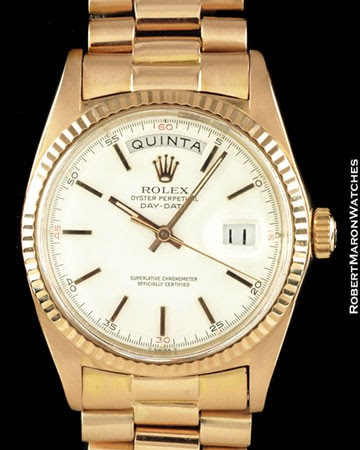 ROLEX DAY DATE PRESIDENT 1803 18K ROSE GOLD