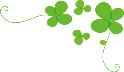 枠 飾り枠 飾り罫 飾り線 クローバーおしゃれなデザイン 無料イラスト素材