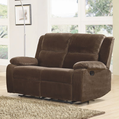 Parkvale Reclining Loveseat - Chocolate