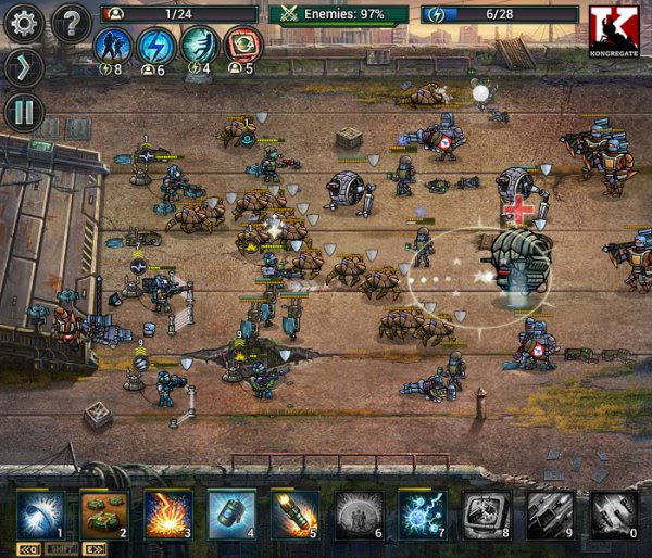 Stellar Squad 侵攻してくるロボットと戦う防衛ゲーム 無料ゲーム王国