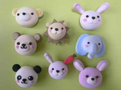 粘土でつくる動物マグネット3 北九州市小倉 門司クレイクラフト教室 Clay Craft Deccorocca