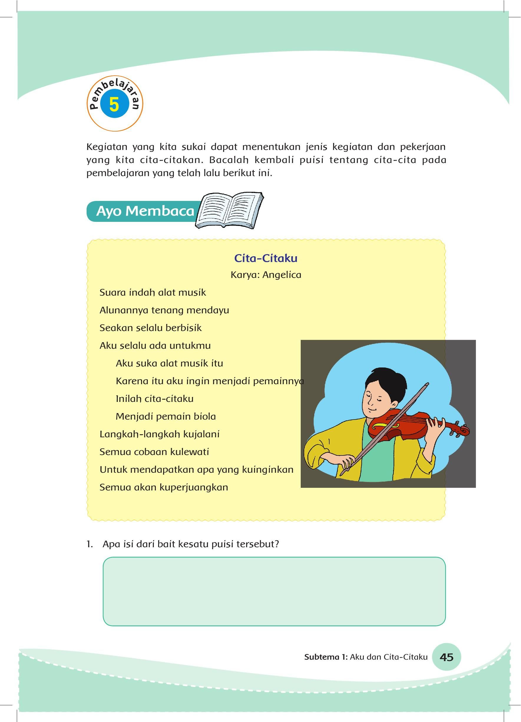Kelas Iv Tema 6 Bs Pages 51 100 Text Version Flip 5
