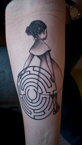 James Jean tattoo - i adore this painting - & as a tattoo, ooooh! its love.