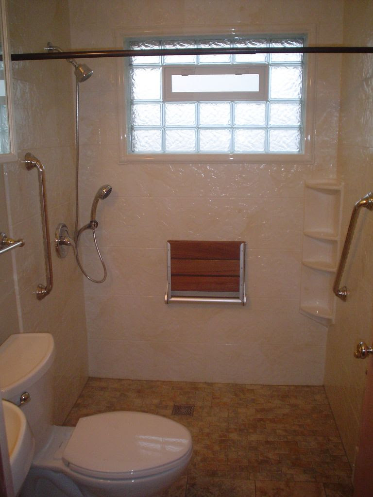 Bath to shower conversions with glass blocks curved glass Bath to shower conversions with glass blocks curved glass