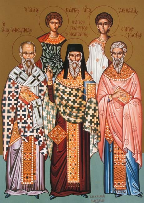 img STS. Acepsimus, Joseph, and Aeithalas, Martyrs of Persia