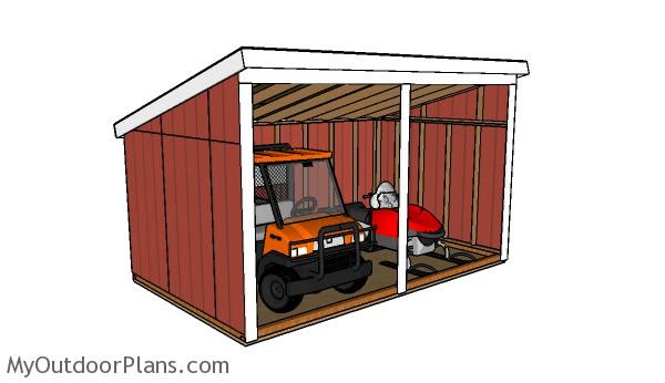 Free Run In Shed Plans | MyOutdoorPlans | Free Woodworking 
