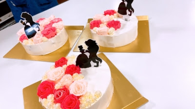 美女と野獣 魔法のバラのケーキ Abcクッキング熊本鶴屋wing館スタジオblog