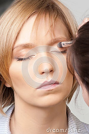 makeup stage. Stock Images: Makeup stage