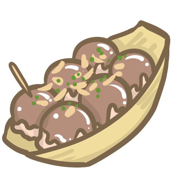 たこ焼きのイラスト かわいいフリー素材が無料のイラストレイン