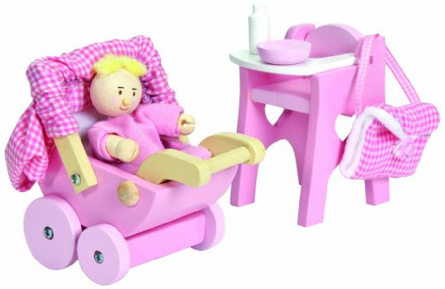 Le Toy Van - Me044 - Maison De Poupée - Le Set De Nurserie