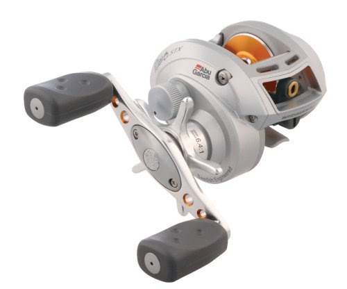 Abu Garcia REVO STX Series Reel, 12-Pound/140-Yard Capacity, 6:4:1 Gear Ratio, Right-Hand