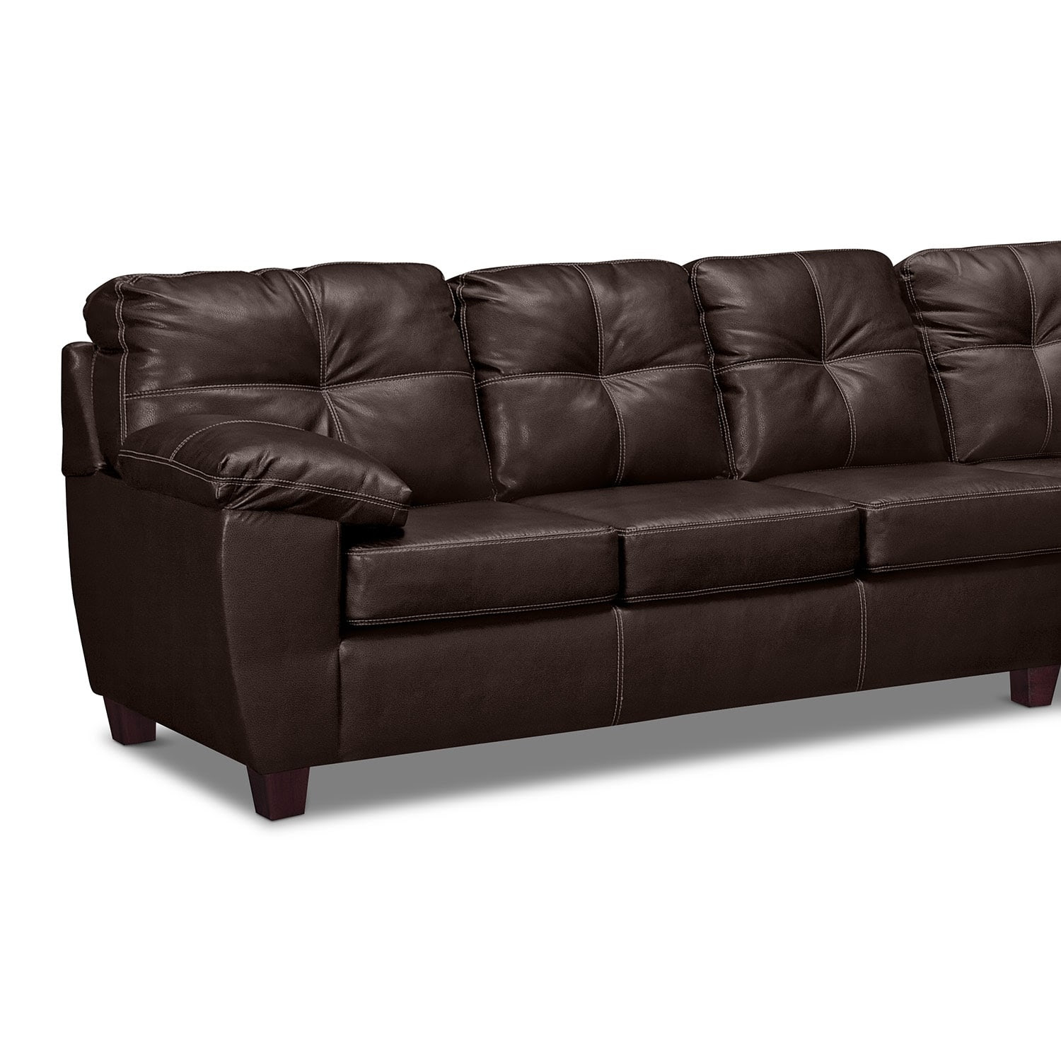  FurnitureRialto III 2 Pc. Sleeper Sectional with Chaise Reverse