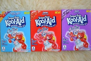 Sugar Free Kool-Aid Grape, Cherry or Tropical Punch ***6 Packets Per