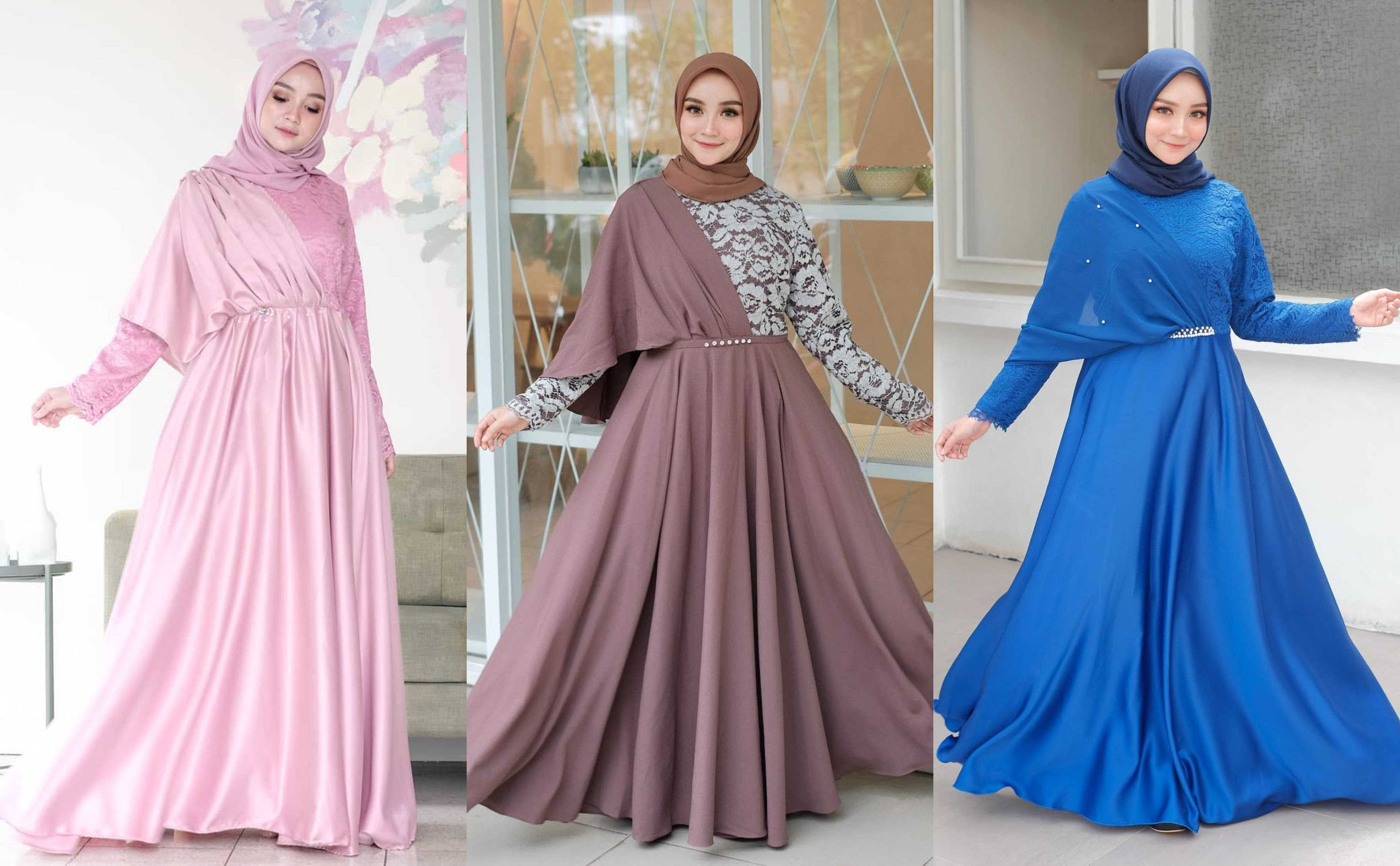 6 Kebaya Dress Aksen Selendang Bahu Yang Lagi Tren Buat Kondangan Hijabers Wajib Punya Semua Halaman Cewekbanget
