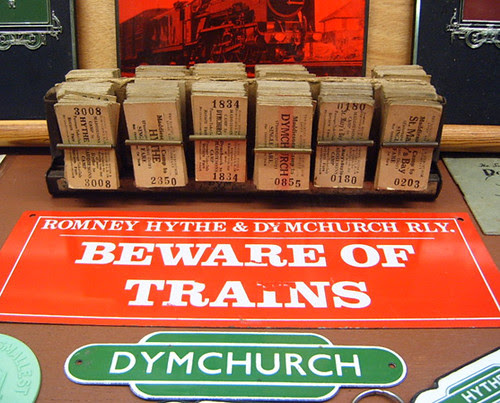 Beware of Trains Sign - Romney, Hythe & Dymchurch Railway