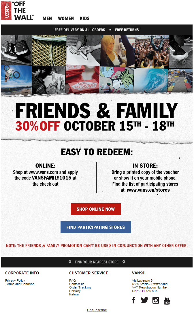30% off Vans footwear and clothing — boards.ie - Now Ye're ...