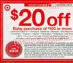 Upcoming $20 Off $100 Baby Purchase Target Coupon | TotallyTarget.com