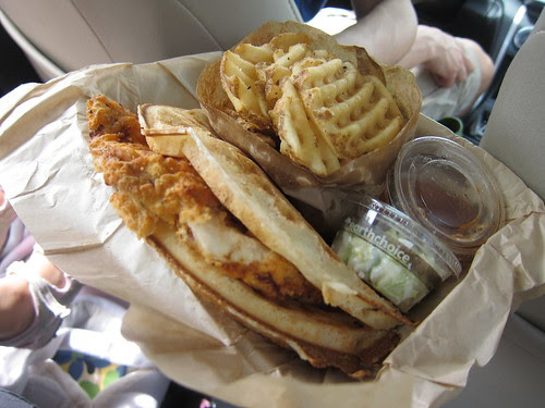 fried chicken waffle