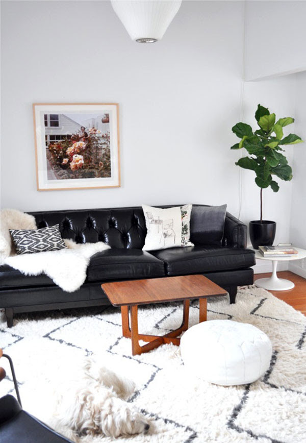 Living Room Decorating Ideas With Black Leather Furniture