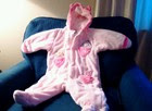 Wonderful World of Disney Baby's 3-6 months Pink Valour Snowsuit