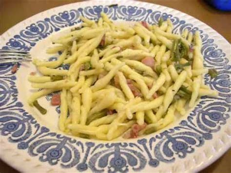 ricetta pasta asparagi  guanciale youtube