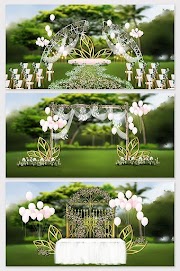 Small Outdoor Wedding Stage Design