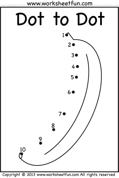  dot to dot preschool free printables printable templates