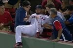 Victorino Makes Catch, Retrieves Cell Phone