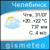 GISMETEO: Погода по г.Челябинск