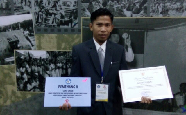 Haerun dari SLBN 1 Wajo Raih Penghargaan Guru Berprestasi Tingkat Nasional